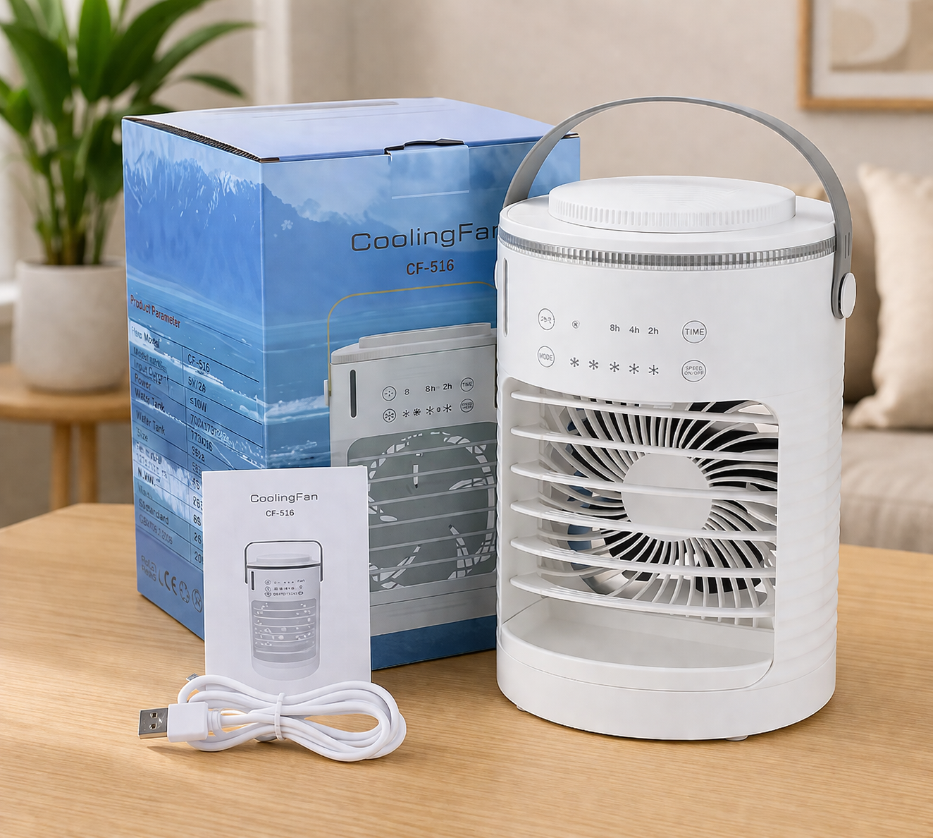 Breath Oasis MistCool Desktop Fan
