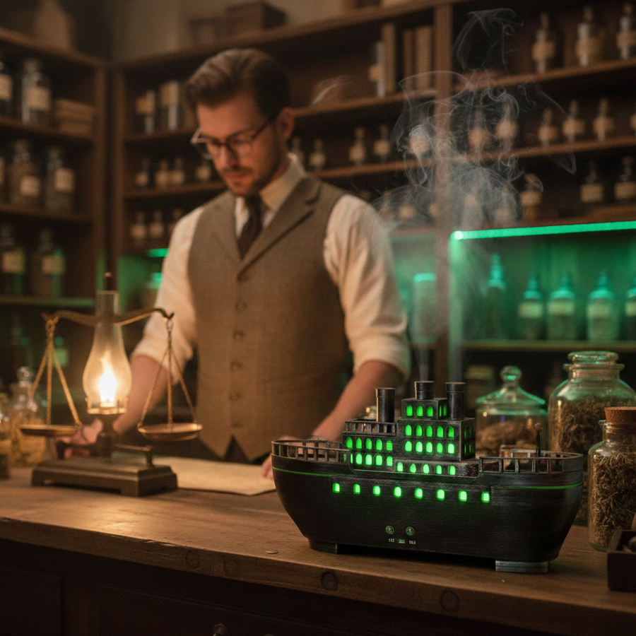 Ship-shaped Aroma Diffuser