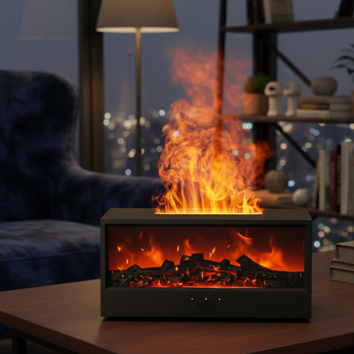 Load image 1 in gallery view. Flame Effect Aroma Diffuser