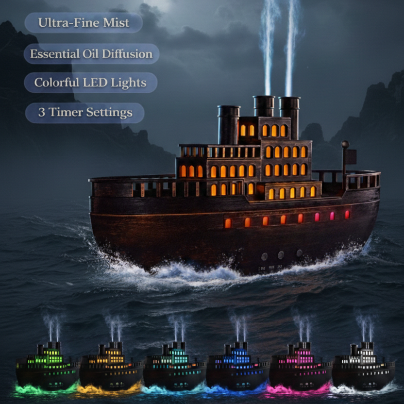 Ship-shaped Aroma Diffuser