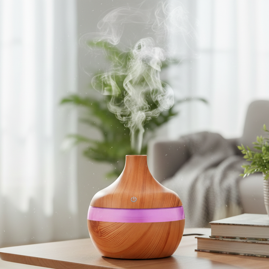 Wood Humidifier Fresh Air