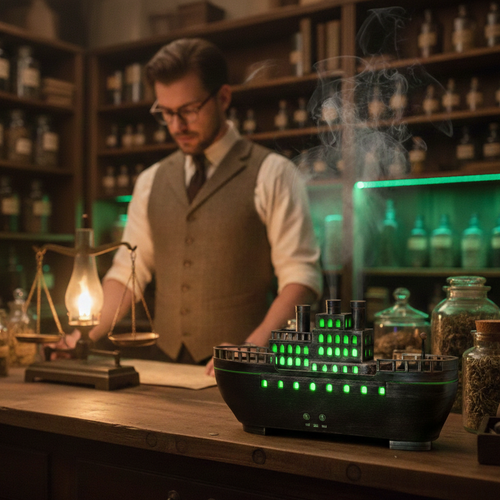 Load image 1 in gallery view. Ship-shaped Aroma Diffuser