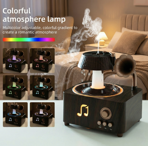 Load image 1 in gallery view. Vintage Gramophone Cloud Humidifier
